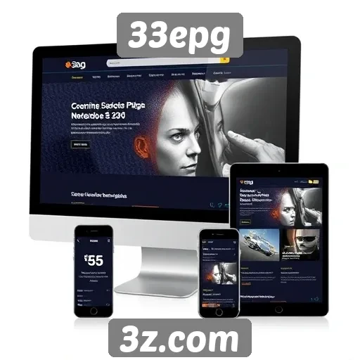 Desempenho e usabilidade do site 33epg em diferentes dispositivos